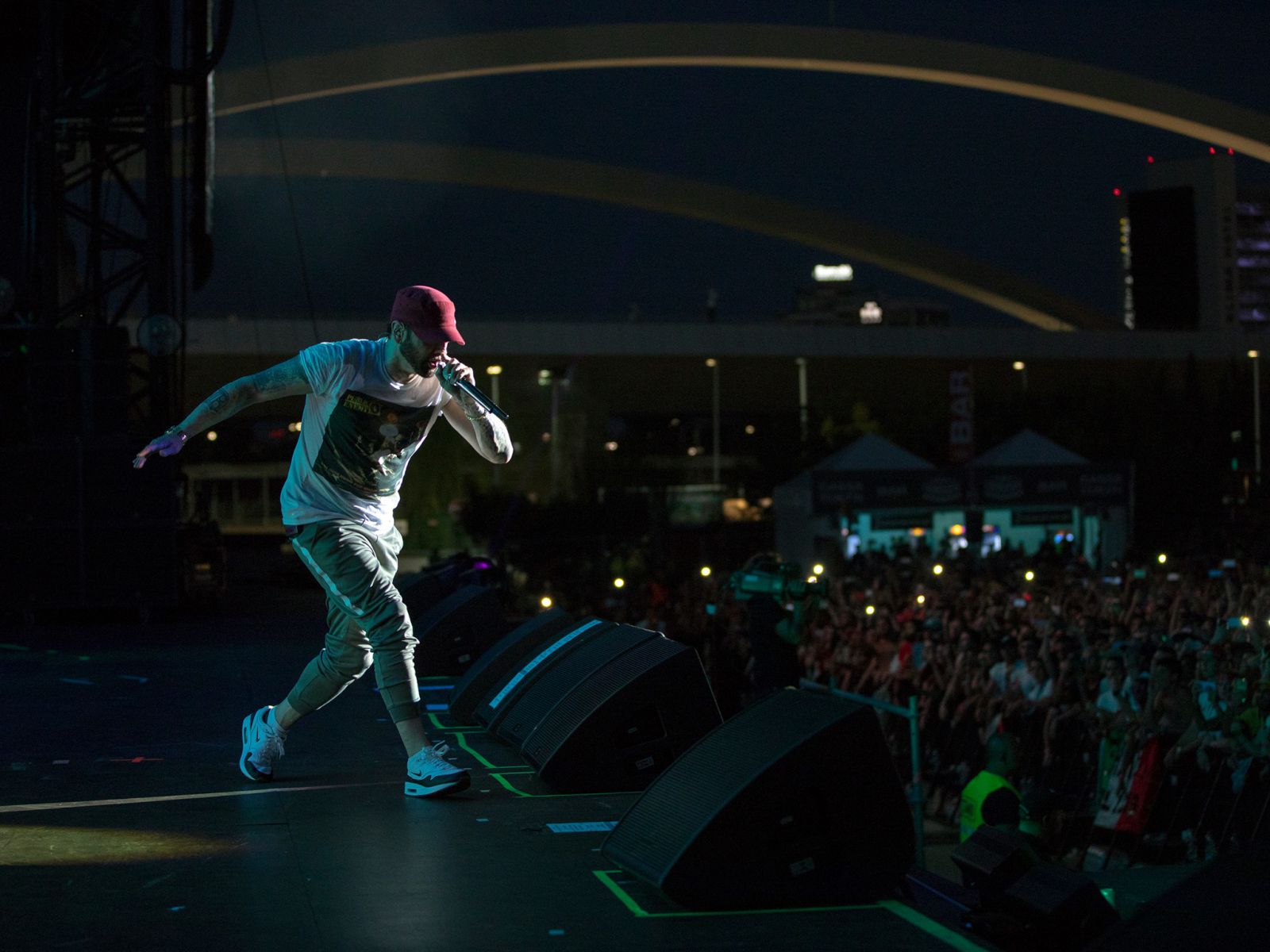 Eminem in concerto a Milano incanta 80.000 persone all´Area Expo